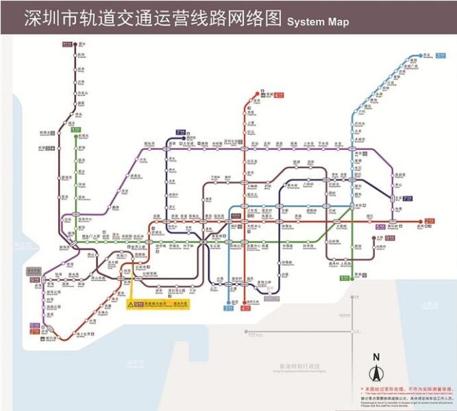 深圳今明两年深圳预计开通8条地铁线设79个站