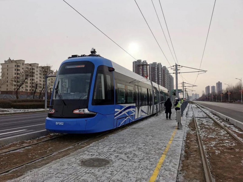 连接沈阳,抚顺两座城市的全国首条跨市运营的有轨电车线路从2021年1